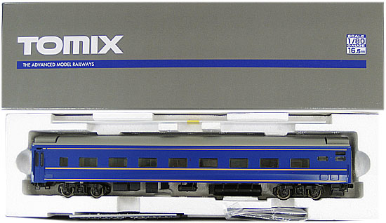 公式]鉄道模型(HO-550JR客車 オハネ25-100形 (金帯))商品詳細｜TOMIX