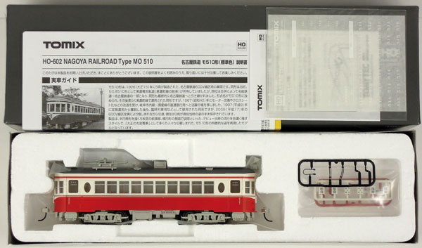 公式]鉄道模型(HO-602名古屋鉄道 モ510形 (標準色))商品詳細｜TOMIX