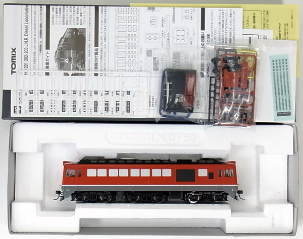 公式]鉄道模型(HO-202国鉄 DF50形ディーゼル機関車 (朱色・前期形