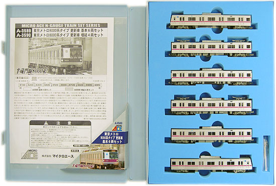 公式]鉄道模型(A3589東京メトロ8000系タイプ 更新車 6両基本セット 