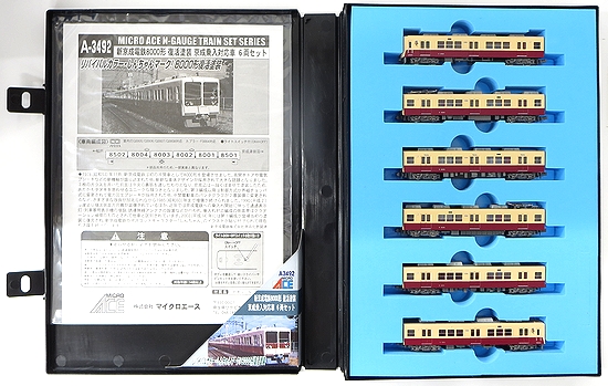 公式]鉄道模型(A3492新京成電鉄 8000形 復活塗装 京成乗入対応車 6両
