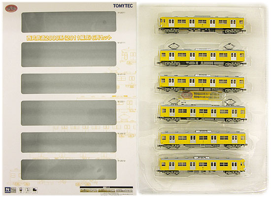 公式]鉄道模型((1081-1086) 鉄道コレクション 西武鉄道2000系 (2011編成) 6両セット)商品詳細｜TOMYTEC(トミーテック )｜ホビーランドぽち