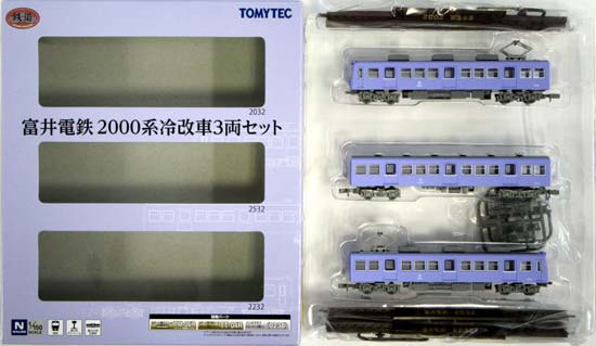 公式]鉄道模型((N025-N027) 鉄道コレクション 富井電鉄 2000系 冷改車