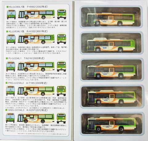 公式]鉄道模型((N075-N079) ザ・バスコレクション 都営バス いすゞ 