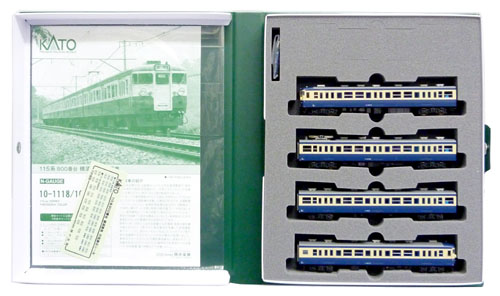 公式]鉄道模型(10-1118115系800番台 横須賀色 4両基本セット)商品詳細