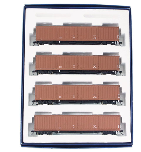 公式]鉄道模型(58001ワキ5000形 有蓋車 (TR63F 台車) 4両セット)商品