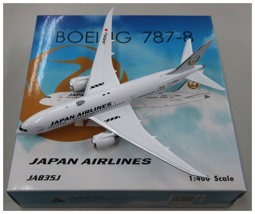 JAL B787-8 金の鶴丸ロゴ JA835J 1/400 JC wings - その他