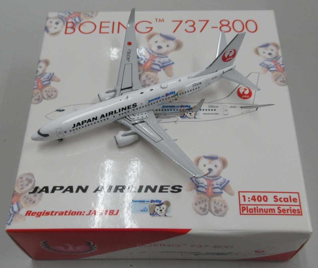 飛行機 模型 JAL BOEING 737-800 スケール1:130-