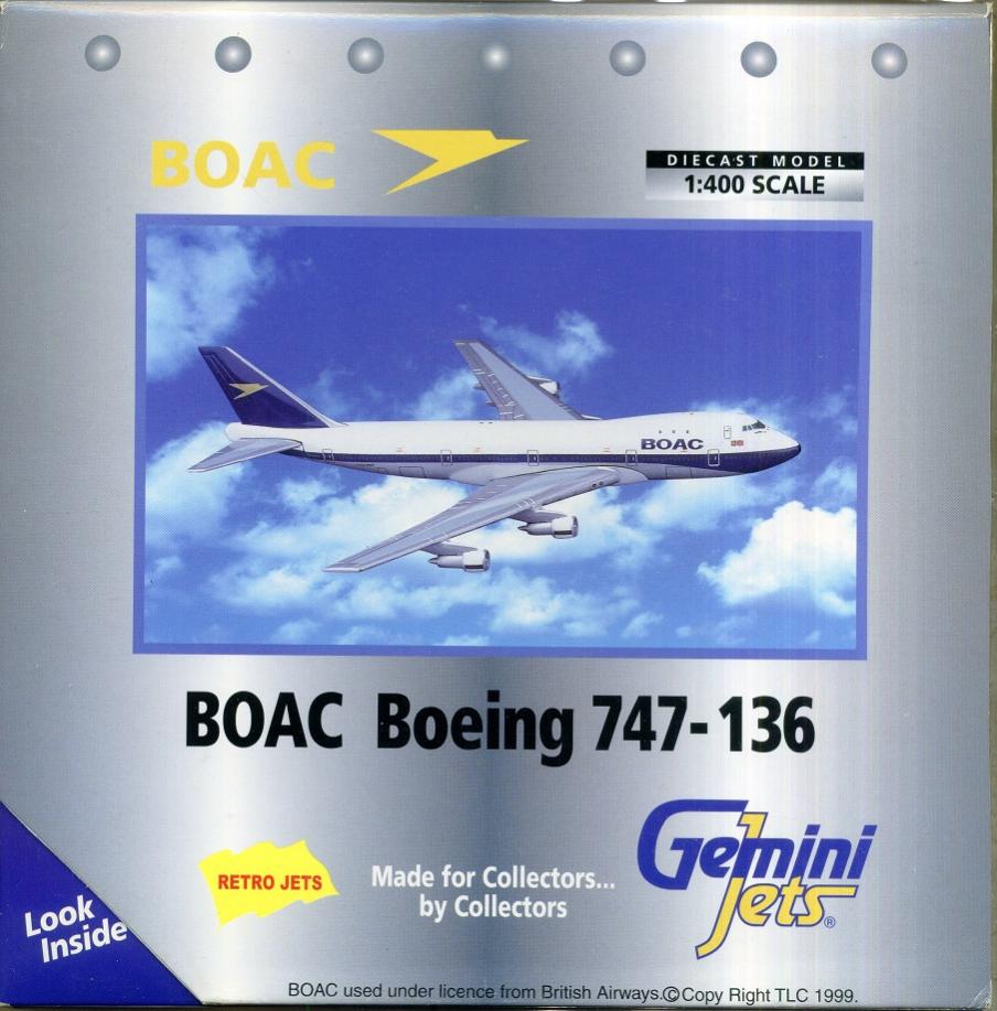 公式]TOY(ボーイング747-136 BOAC(英国海外航空) G-AWNB)商品詳細 