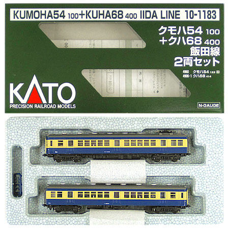 公式]鉄道模型(10-1183クモハ54-100 + クハ68-400 飯田線 2両セット 