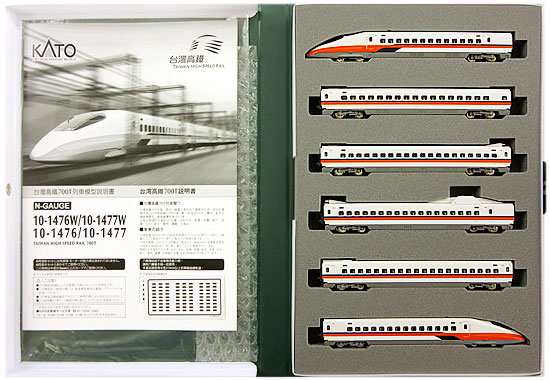 公式]鉄道模型(10-1476+10-1477台湾高鐵700T 基本+増結 12両セット