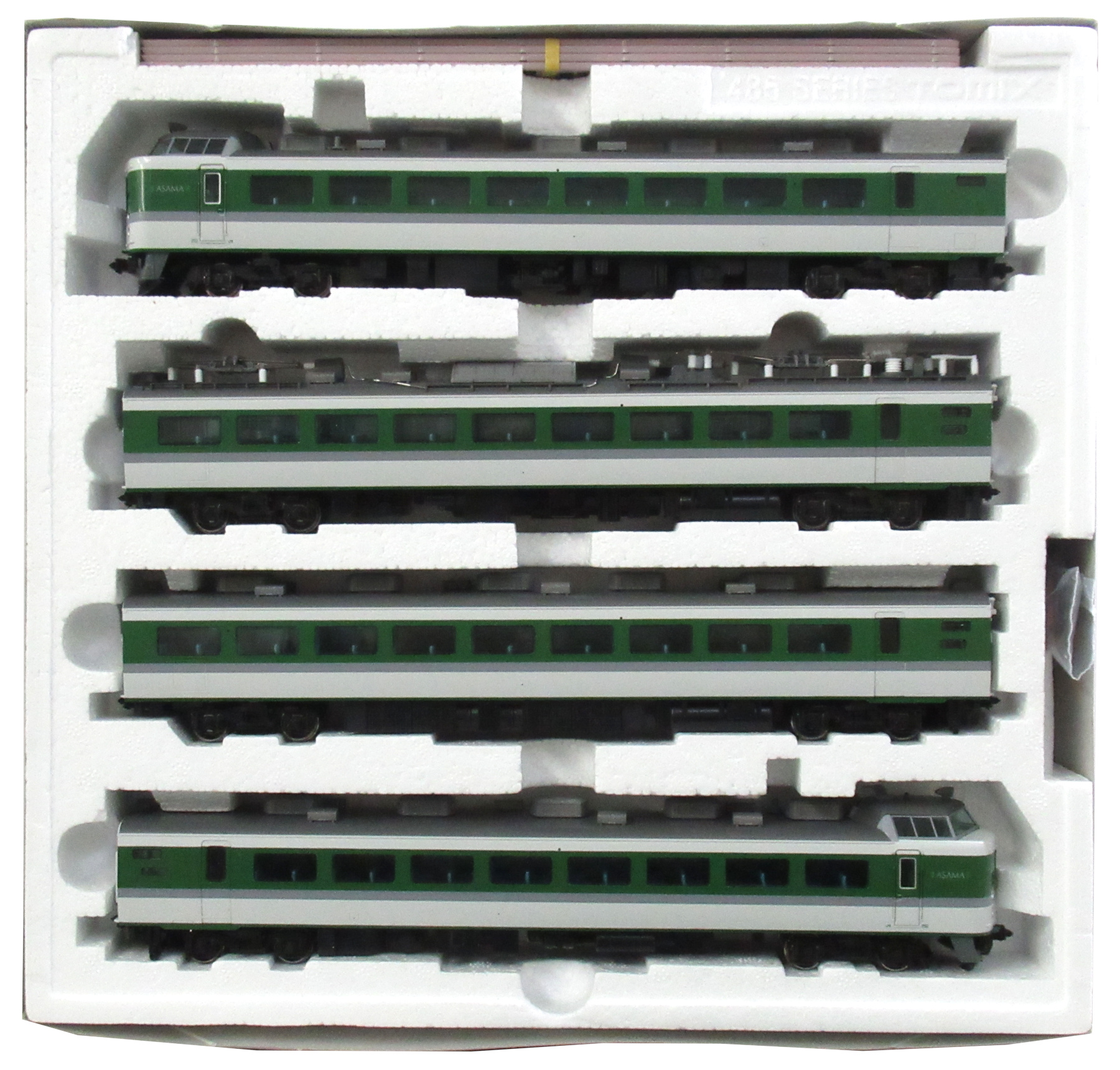 鉄道模型HO-050JR 489系特急電車 (あさま) 4両基本セット未使用 公式]鉄道模型(HO-050JR 489系特急電車 (あさま) 4両基本セット)商品