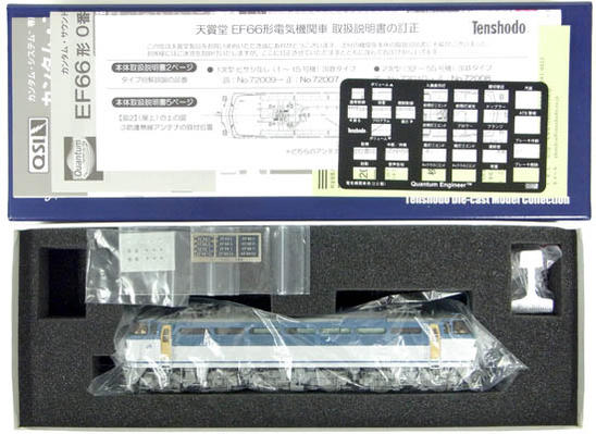 公式]鉄道模型(72011EF66形電気機関車 0番代 1次型 JR貨物更新機 (旧