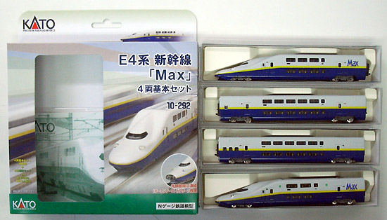 公式]鉄道模型(10-292+10-293E4系 新幹線「Max」 基本+増結 8両セット