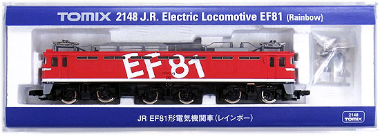 TOMIX 2148 JR EF81形電気機関車 レインボー Nゲージ 公式]鉄道模型(2148JR EF81形電気機関車 レインボー)商品詳細｜TOMIX