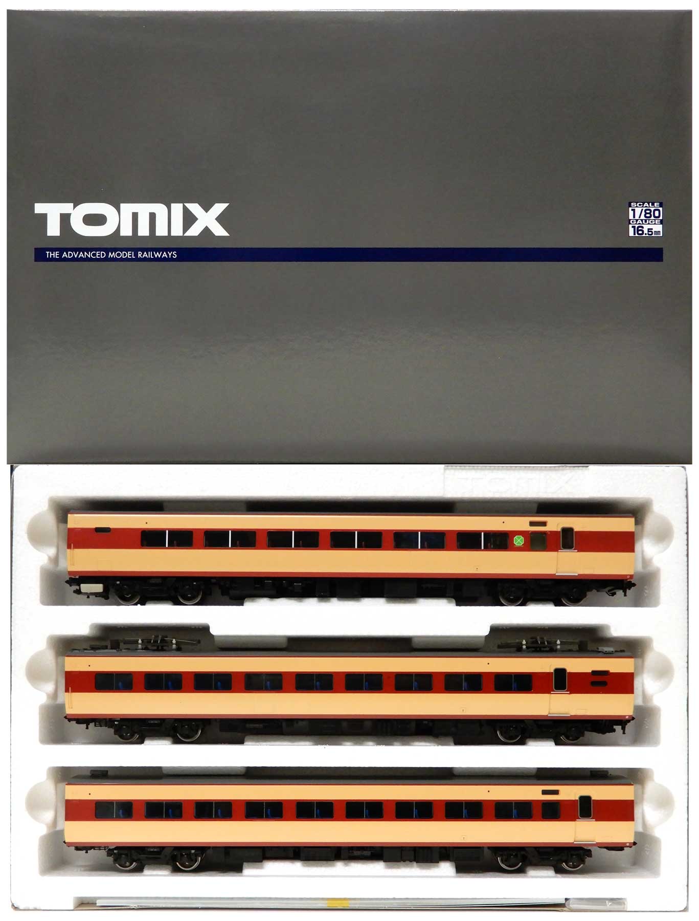 公式]鉄道模型(HO-9084+HO-9085国鉄 381系特急電車(クハ381-100) 基本+