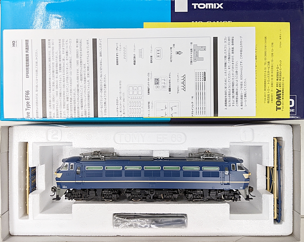 TOMIX HO EF64 1000形電気機関車(HO-104)…付属部品・シール未開封、未