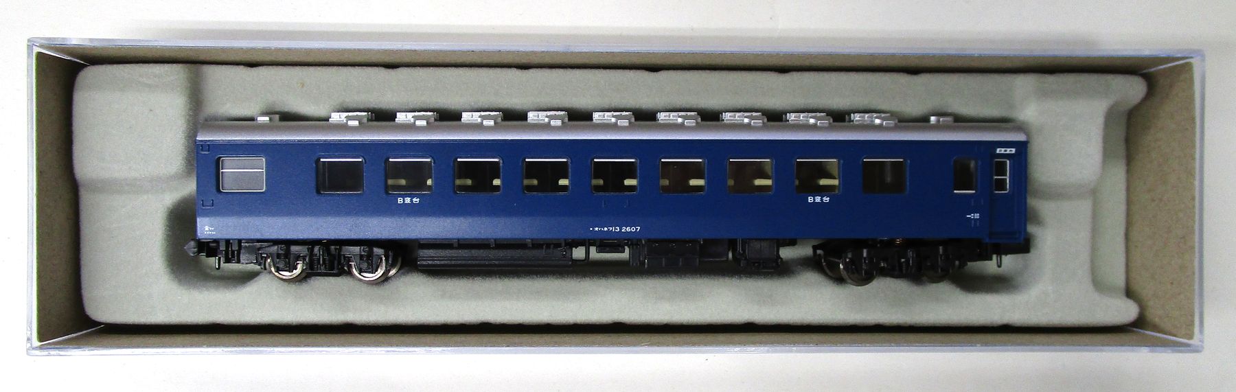 公式]鉄道模型(A9308オハネフ13-2607(青))商品詳細｜マイクロエース 