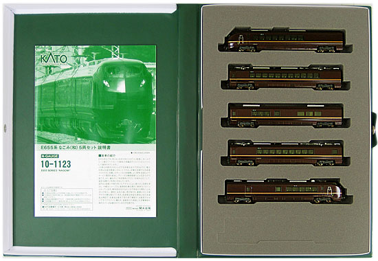 公式]鉄道模型(10-1123E655系 なごみ(和) 5両セット)商品詳細｜KATO ...