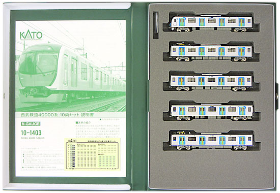 KATO 10-1403 西武鉄道　40000系　10両セット行先表示シール未使用