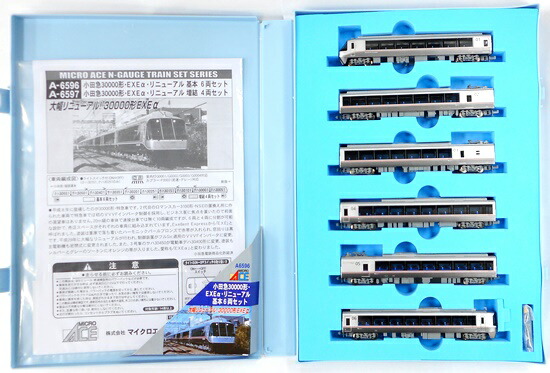 公式]鉄道模型(A6596小田急30000形 EXEα リニューアル 6両基本セット