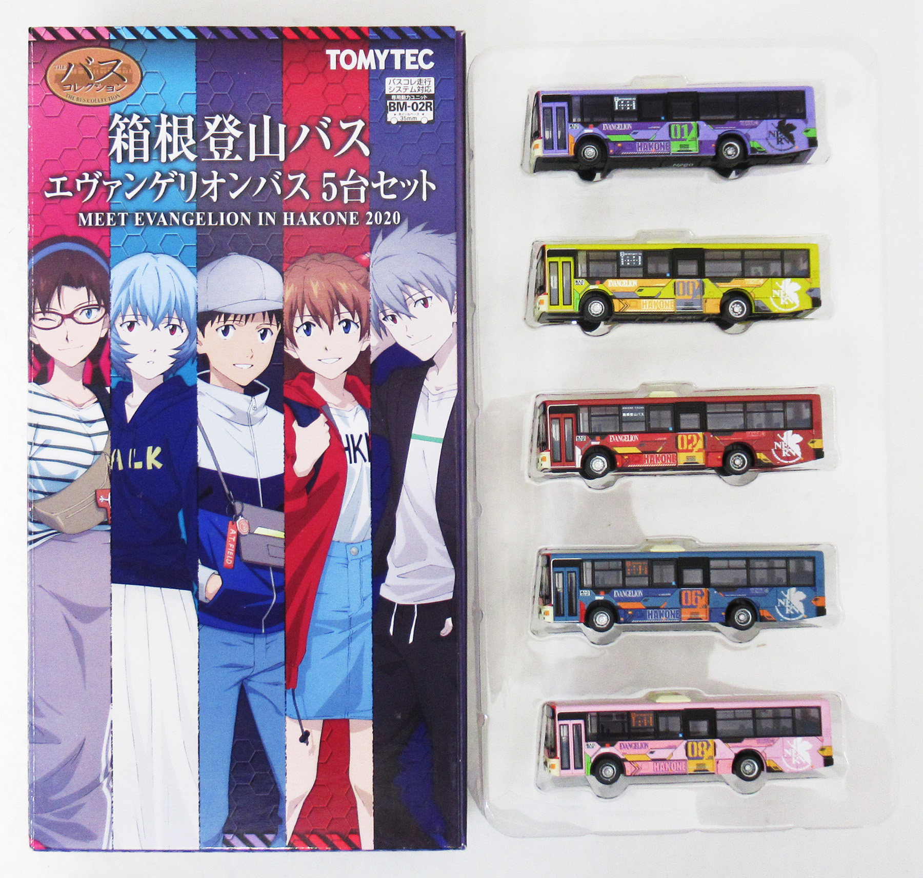 ザ・バスコレクション 箱根登山バス エヴァンゲリオンバス5台セット