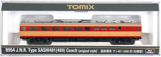 公式]鉄道模型(8954国鉄電車 サシ481(489)形 (初期型))商品詳細｜TOMIX
