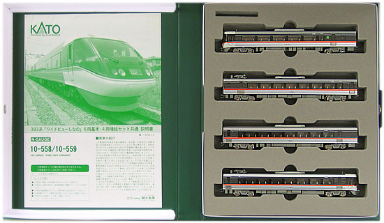 公式]鉄道模型(10-559383系「ワイドビューしなの」4両増結セット)商品 