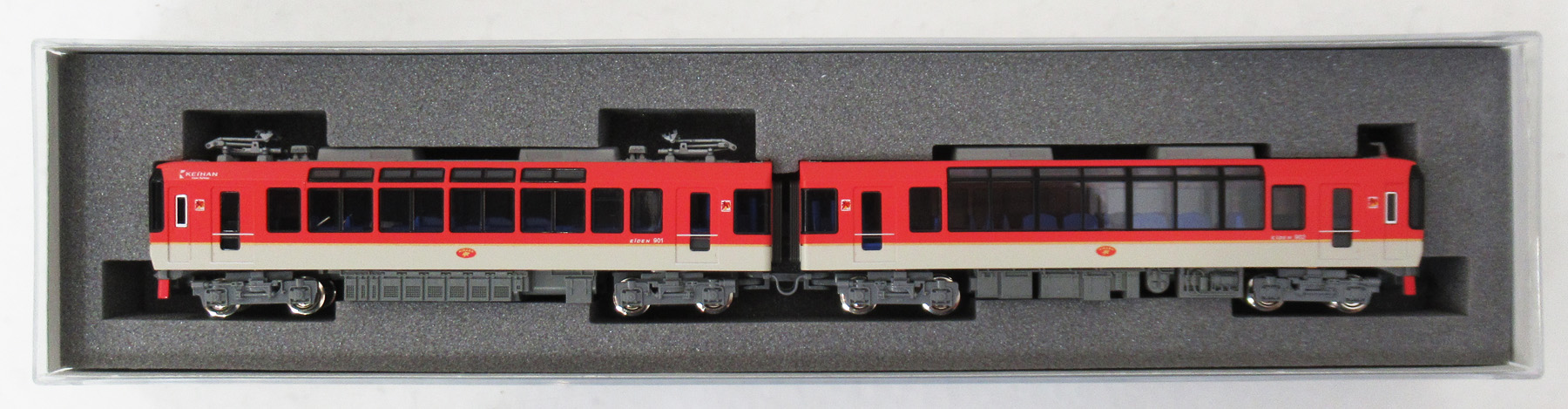 公式]鉄道模型(10-1471叡山電鉄 900系 ＜きらら＞ (メープルレッド