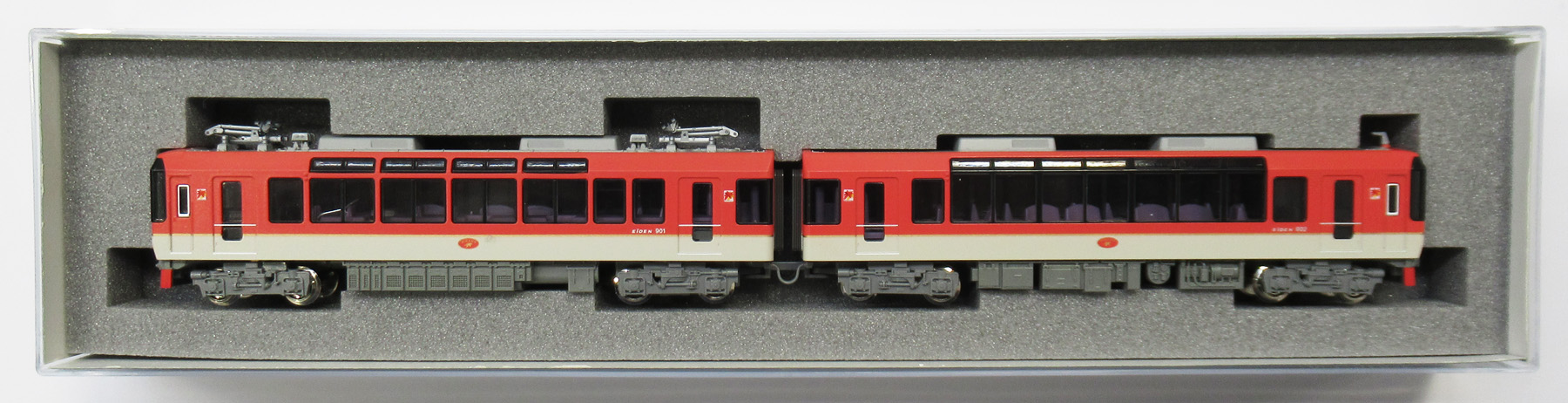 公式]鉄道模型(10-411叡山電鉄 900系 (デオ900形) 「きらら」 メープル