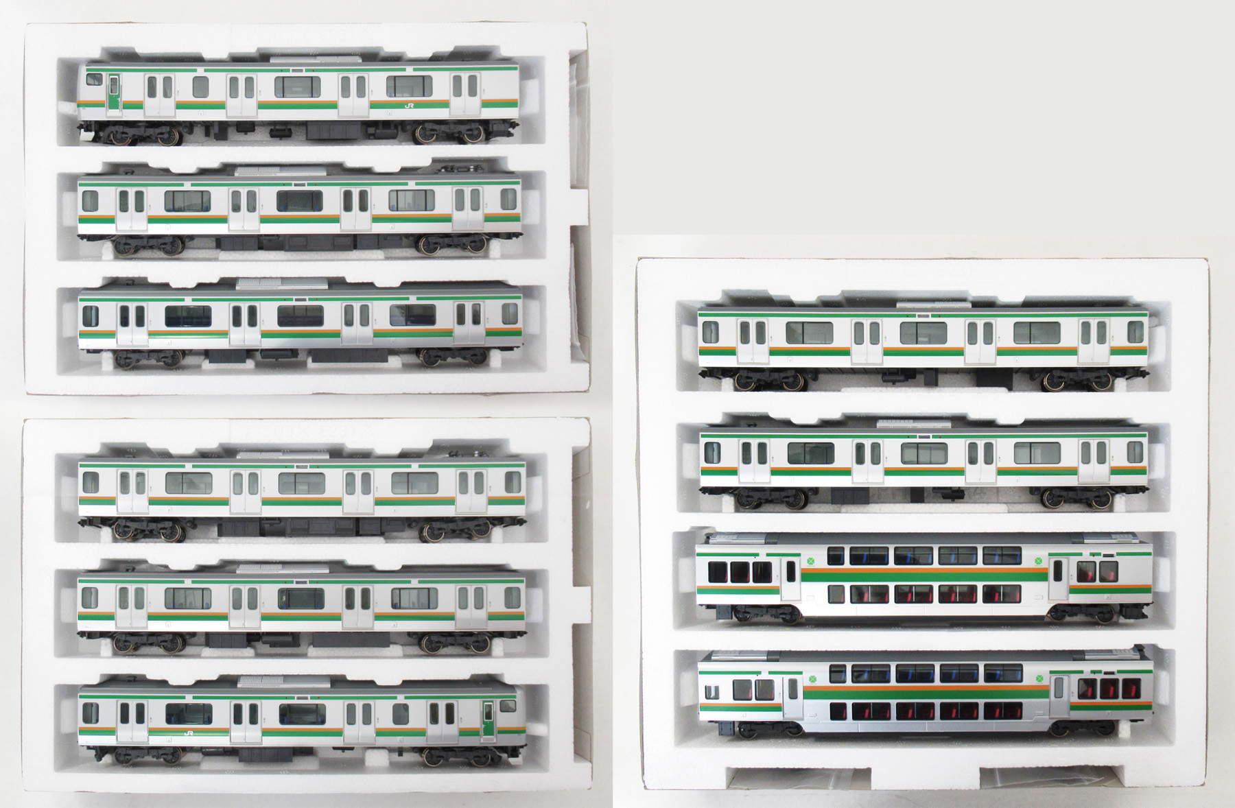 公式]鉄道模型(HO-9101+HO-9103E231-1000系(上野東京ライン・ 国府津