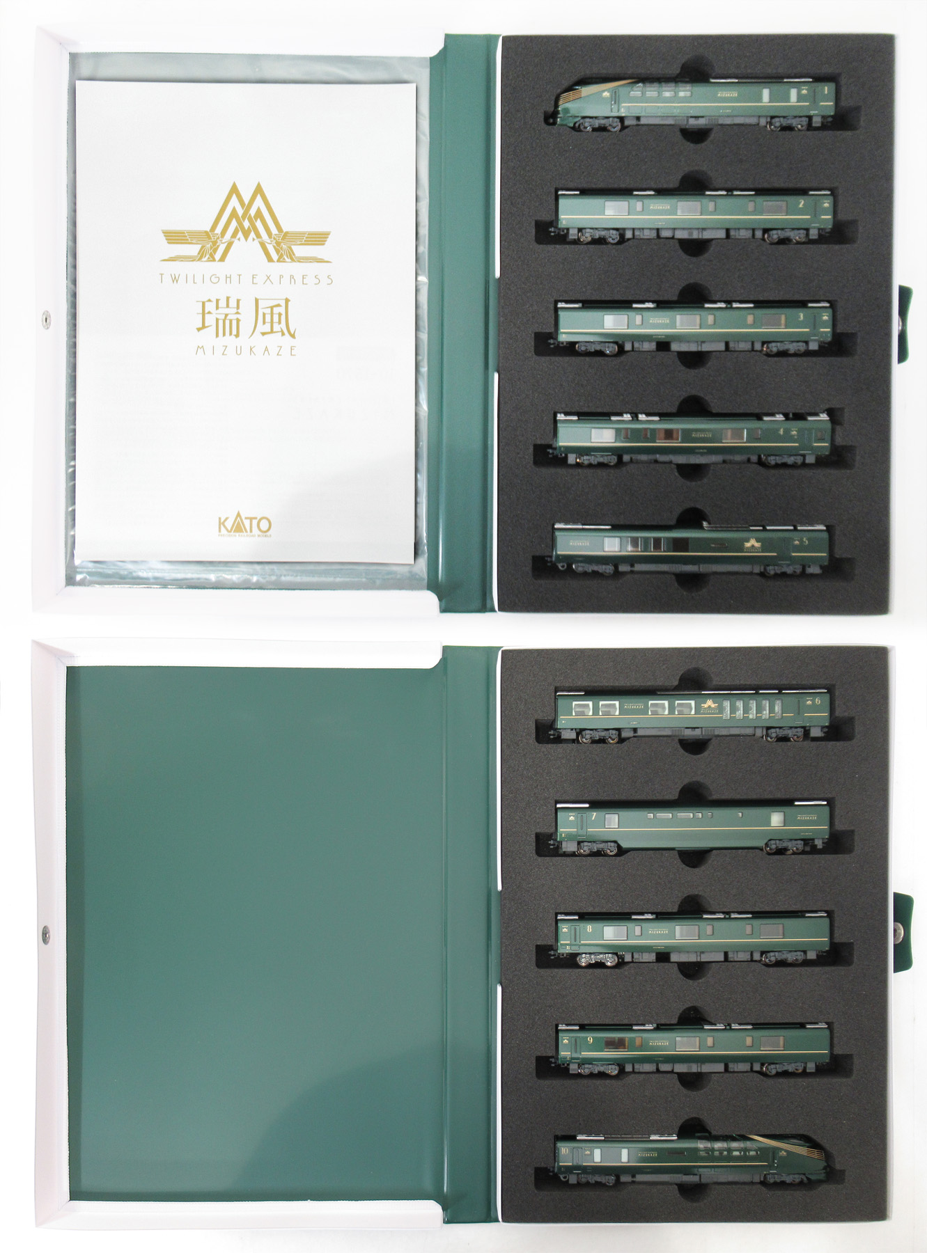 公式]鉄道模型(10-157087系「TWILIGHT EXPRESS 瑞風」10両セット)商品