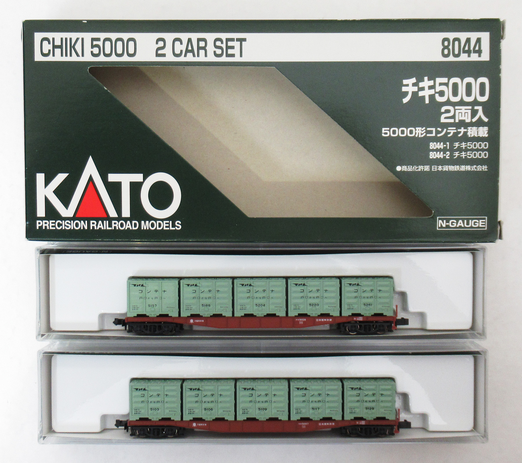 公式]鉄道模型(8044チキ5000 2両セット)商品詳細｜KATO(カトー
