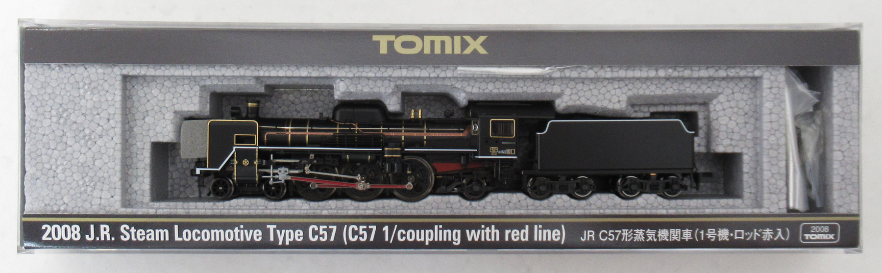 公式]鉄道模型(2008JR C57形 蒸気機関車 (1号機・ロッド赤入))商品詳細