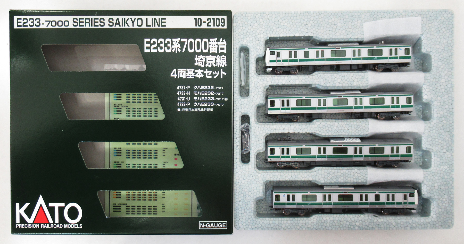 公式]鉄道模型(JR・国鉄 形式別(N)、近郊形車両、E233系)カテゴリ