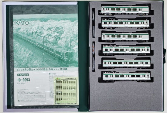 公式]鉄道模型(10-2093E721系0番台+1000番台 6両セット)商品詳細｜KATO