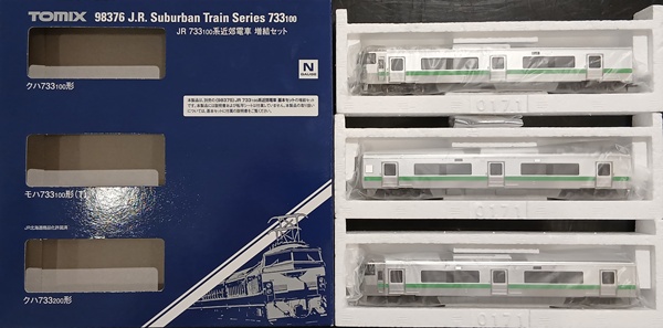 公式]鉄道模型(98376JR 733-100系 近郊電車 3両増結セット)商品詳細