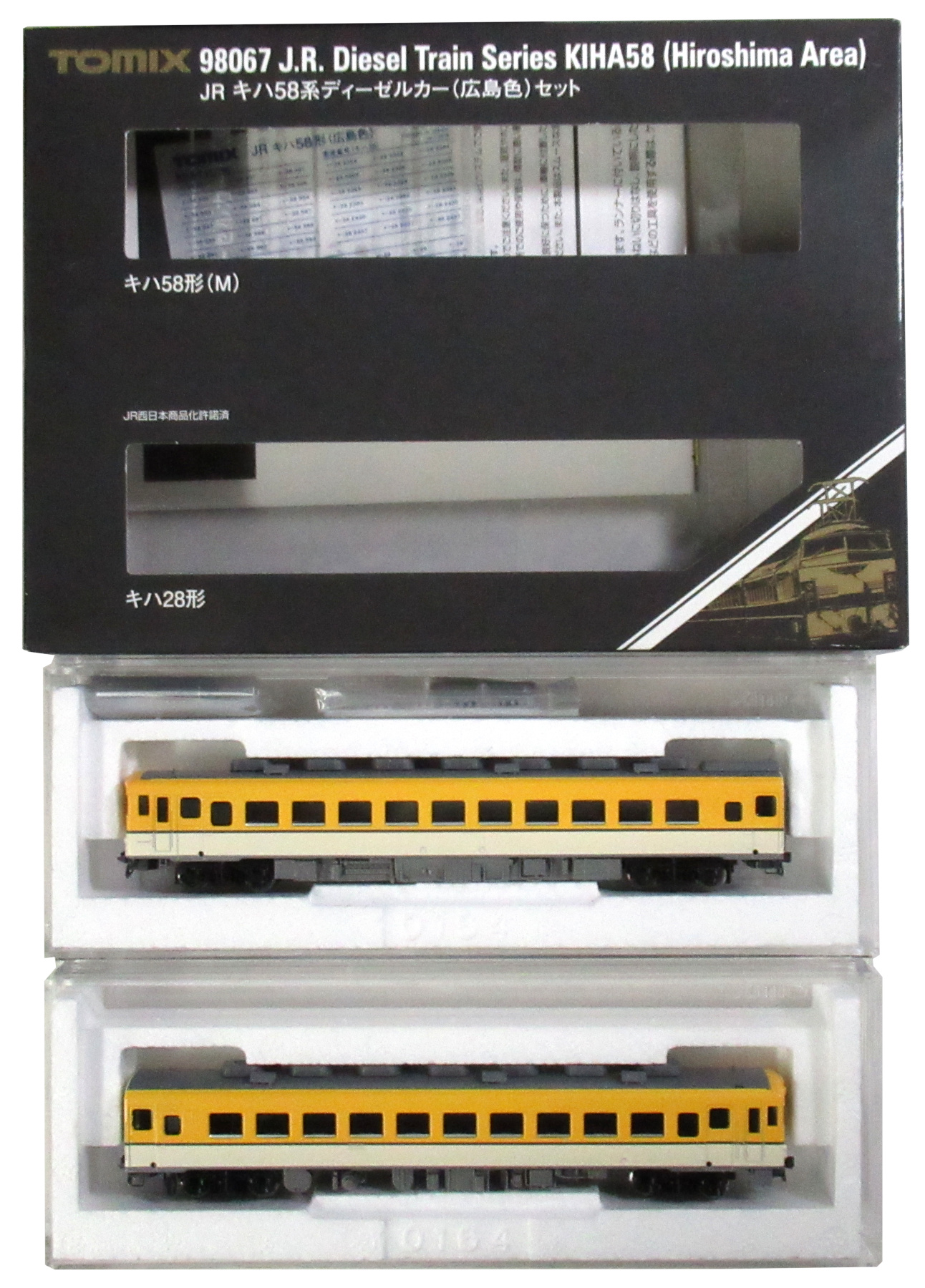 低価正規店92244 JR キハ58系ディーゼルカー(広島色)セット(4両)(動力付き) Nゲージ 鉄道模型 TOMIX(トミックス) ディーゼルカー
