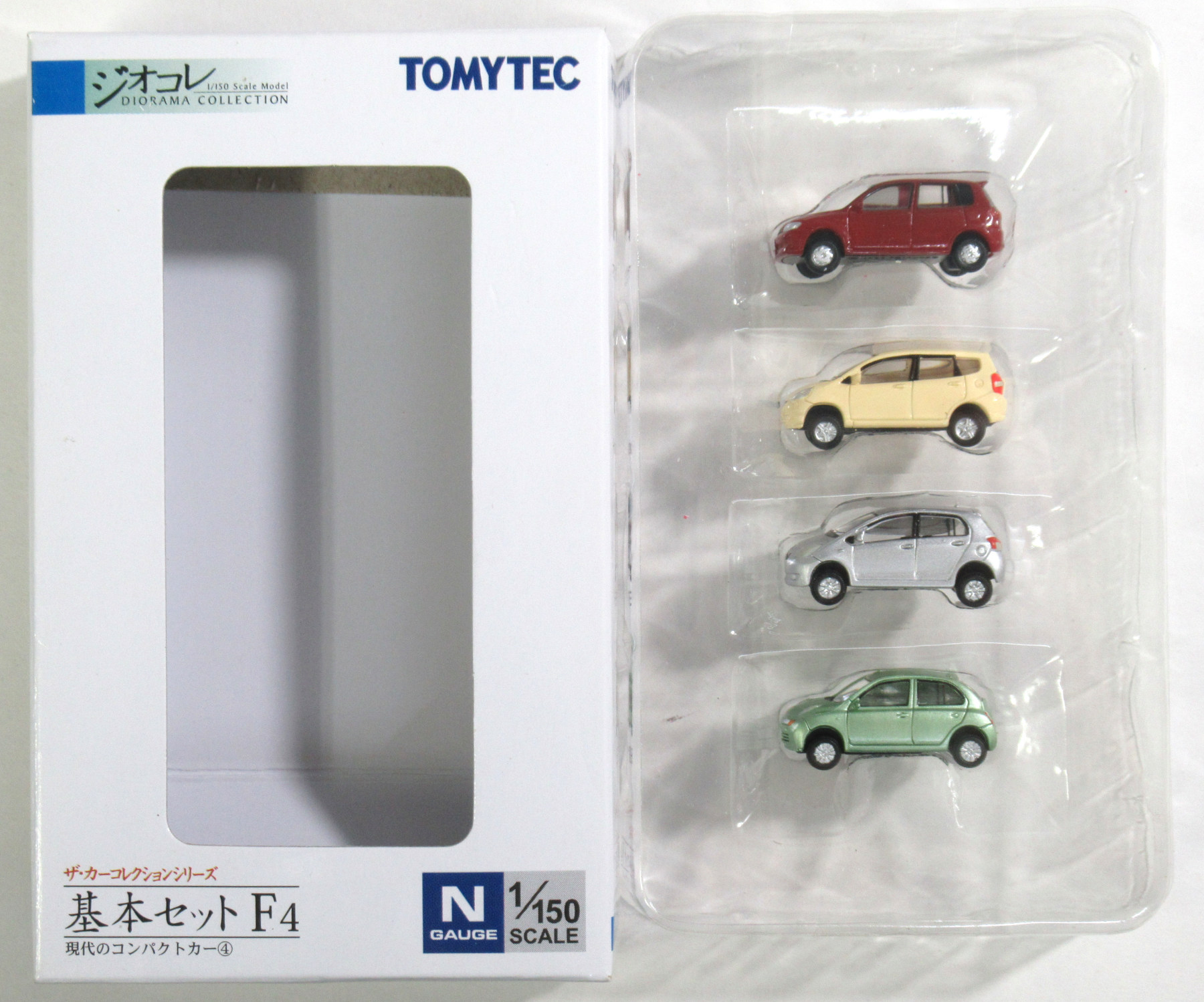 【未開封】TOMYTEC ザ・カーコレ基本セットF4 現代のコンパクトカー④ 公式]鉄道模型(ザ・カーコレクション 基本セット F4 現代のコンパクト