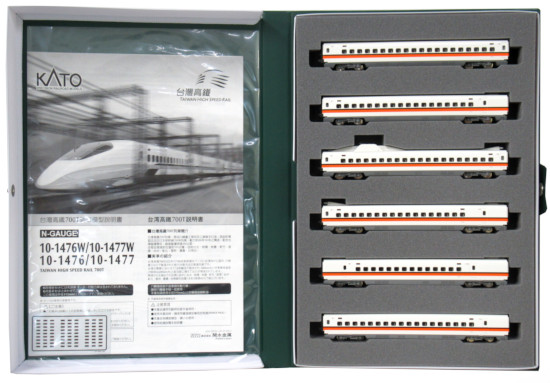 公式]鉄道模型(10-1476+10-1477台湾高鐵700T 基本+増結 12両セット