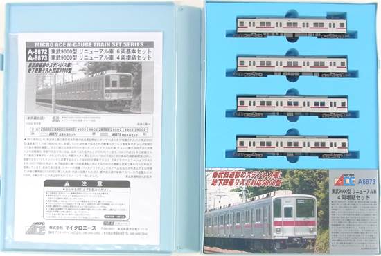 公式]鉄道模型(A6672+A6673東武9000型 リニューアル車 基本+増結 10両 ...