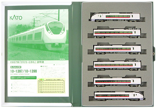 公式]鉄道模型(10-1397E657系「ひたち・ときわ」6両基本セット)商品