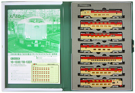公式]鉄道模型(10-1332285系0番台「サンライズエクスプレス」7両セット