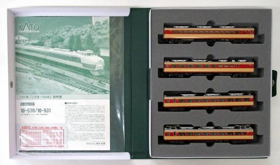 公式]鉄道模型(10-530+10-531151系「こだま・つばめ」基本+増結12両 