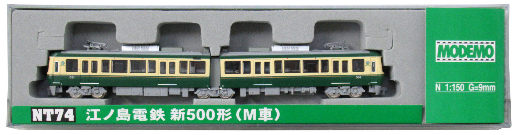 モデモ NT74 江ノ島電鉄 新500形 M車 (江ノ電 鎌倉 藤沢) - 鉄道模型