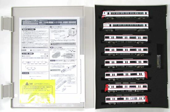 公式]鉄道模型(30910名鉄1700系 (新塗装) ＋3100系 (1次車新塗装) 8輛 