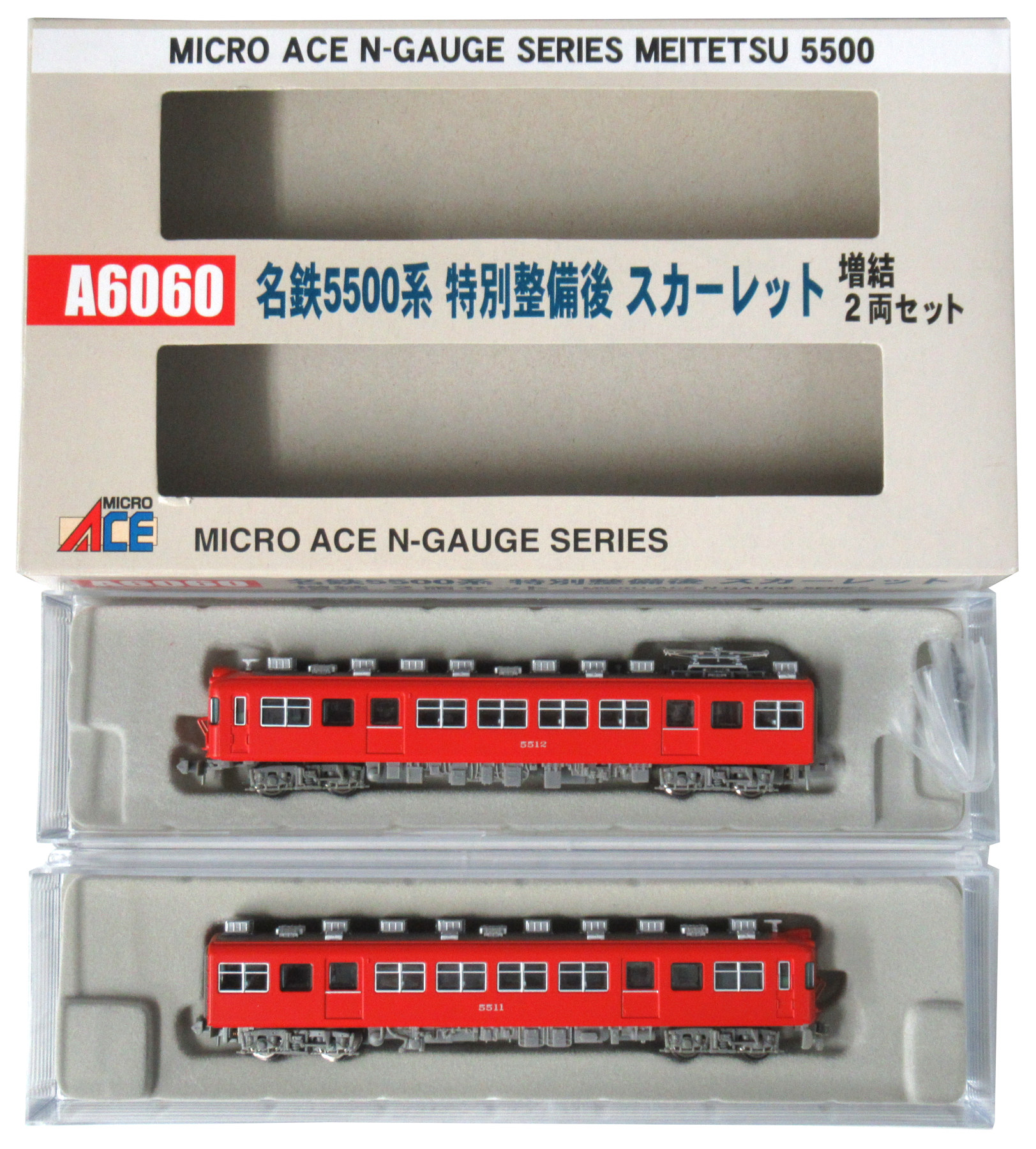 MICRO ACE マイクロエ－ス 名鉄5500系 特別整備後 基本・増結 6両 
