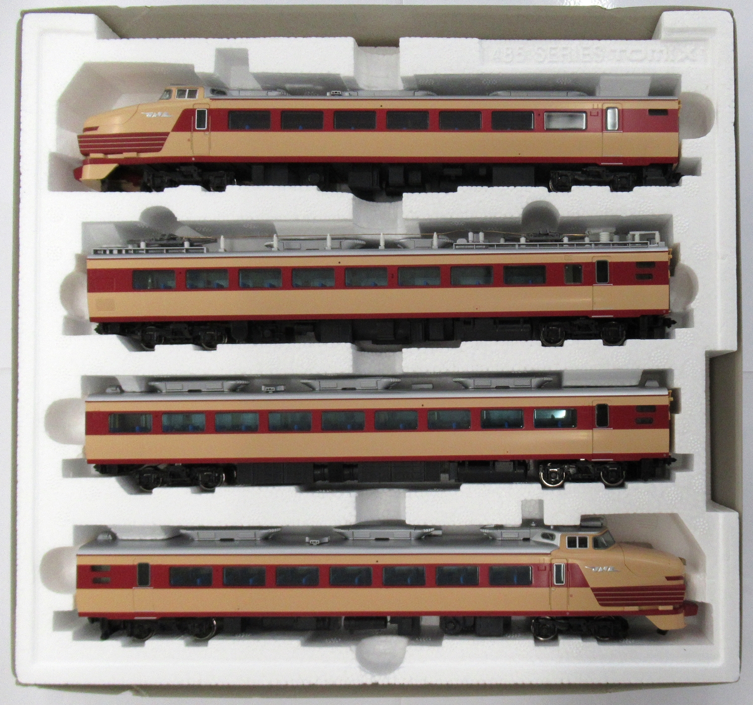 公式]鉄道模型(HO-9077国鉄 485系特急電車(初期型・クハ481-100) 4両 