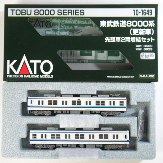 公式]鉄道模型(10-1649東武鉄道 8000系 (更新車) 先頭車2両増結セット
