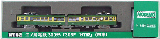 公式]鉄道模型(NT52江ノ島電鉄300形「305F 1灯型」(M車))商品詳細 